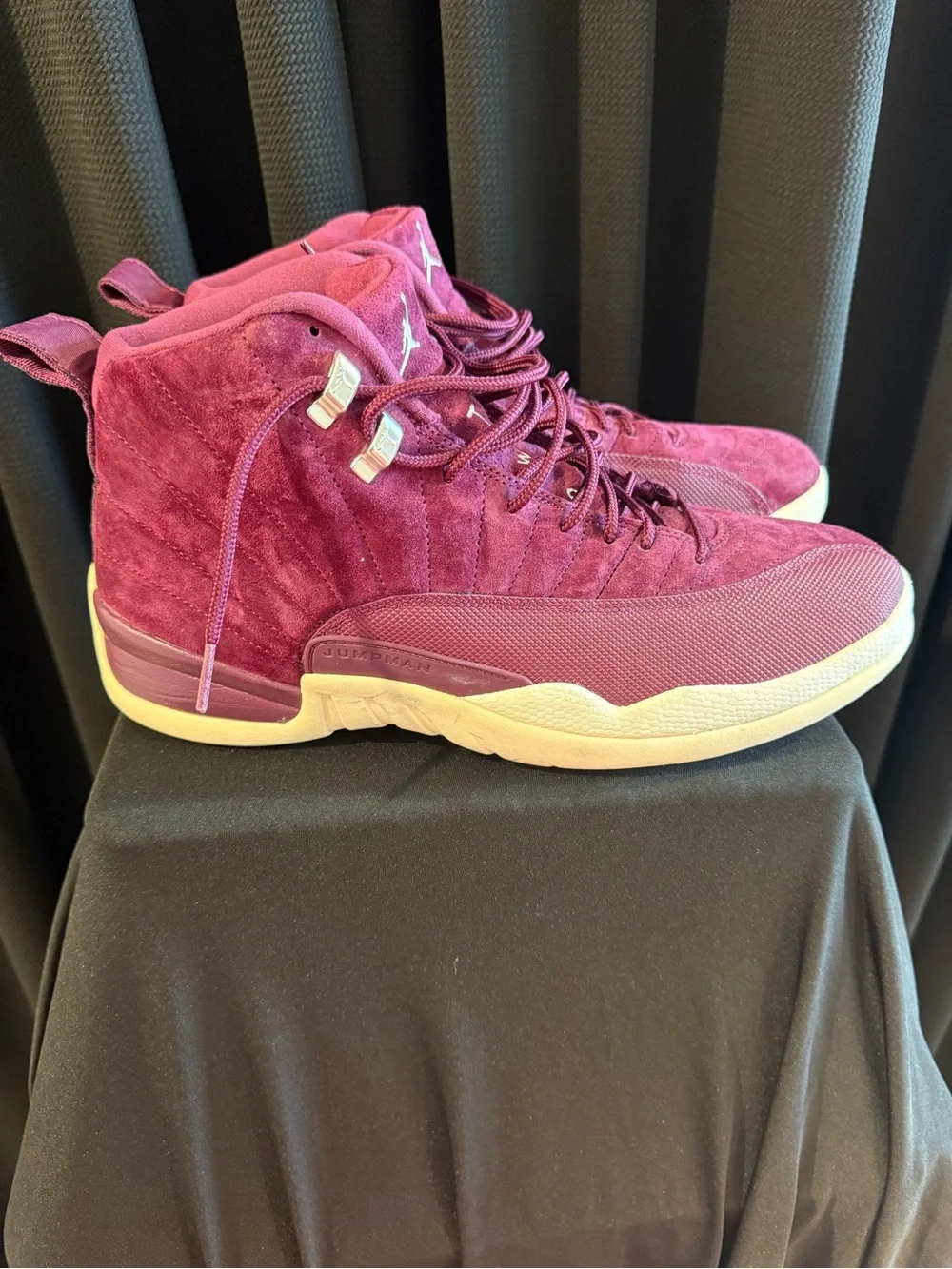 Jordan Men’s Sneakers in Burgundy with Cream Soles